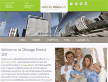 Tablet Screenshot of chicagodental312.com